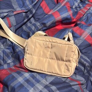 Chic Beige Quilted Bag